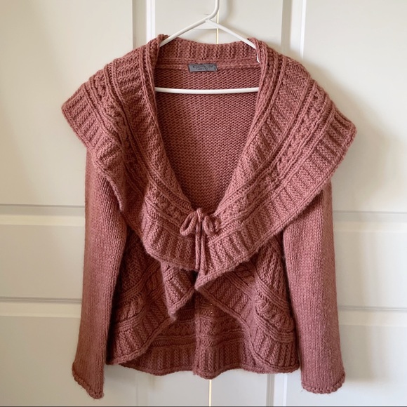 Anthropologie Sweaters - Anthro Elsamanda Alpaca/Wool Chunky Knit Cardigan